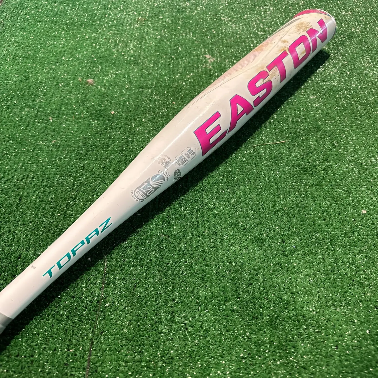 Used Easton Topaz Alloy Bat -10 19OZ 29" 4 Used Easton Topaz Alloy Bat -10 19OZ 29" - Image 2
