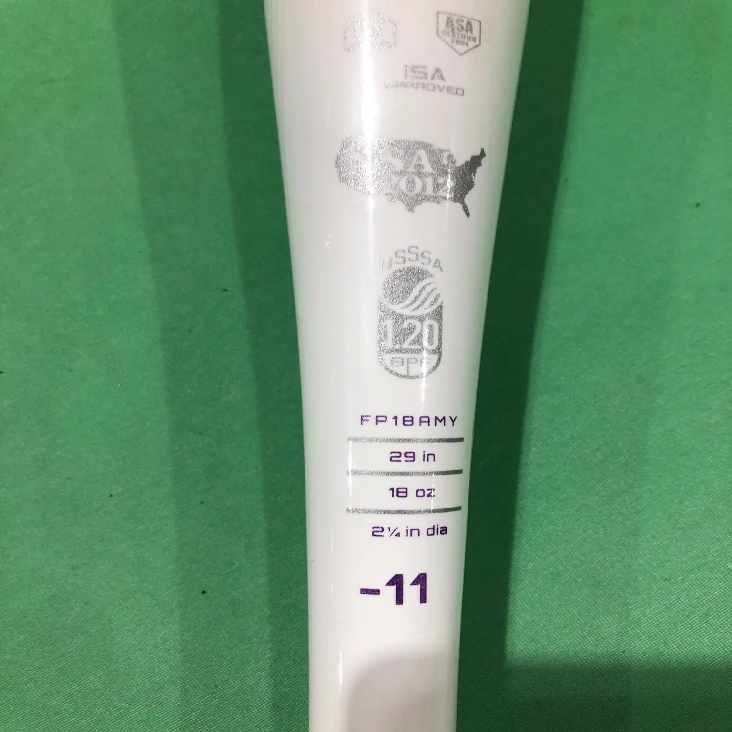 Used Easton Amethyst Alloy Bat -11 18OZ 29" 4 Used Easton Amethyst Alloy Bat -11 18OZ 29" - Image 2