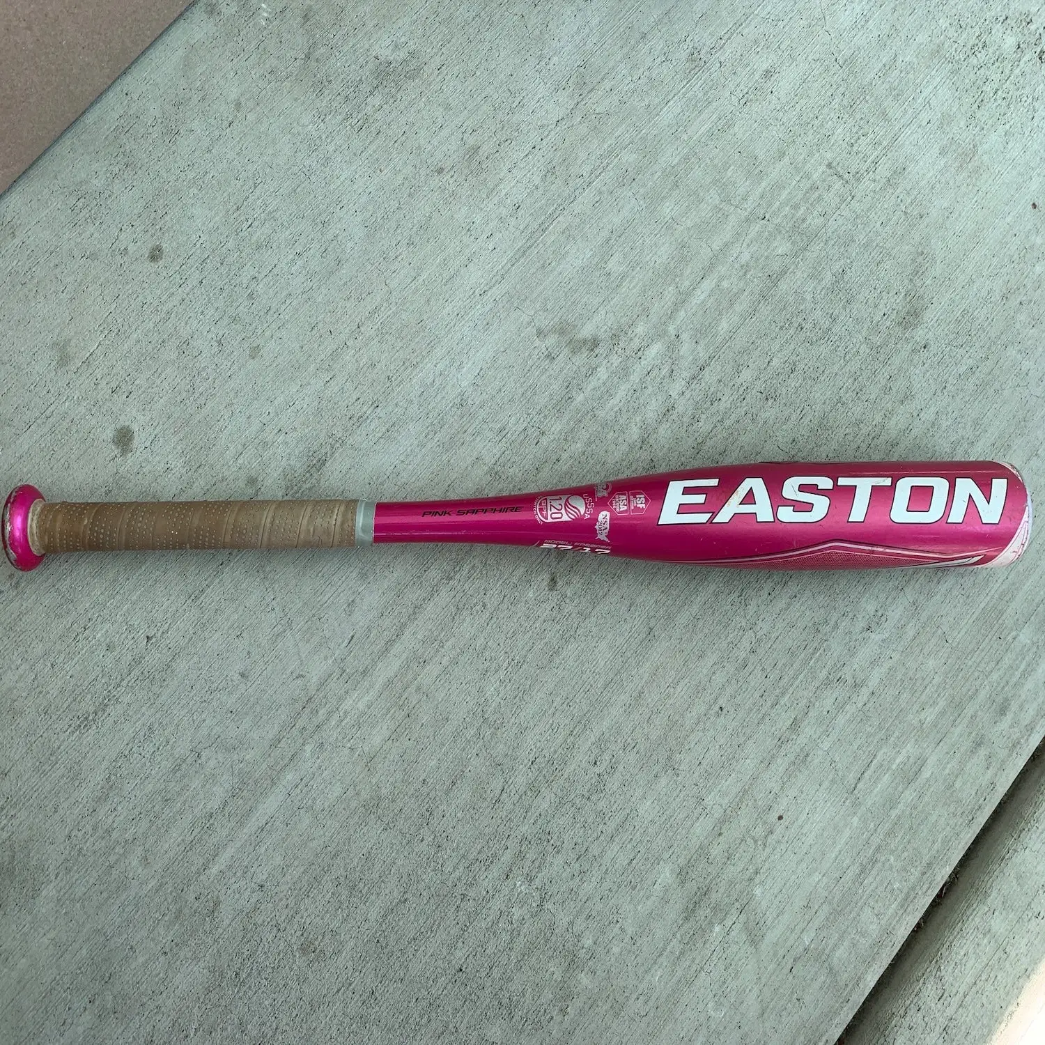 Used 2020 Easton Pink Sapphire Alloy Bat -10 17OZ 27" 3 Used 2020 Easton Pink Sapphire Alloy Bat -10 17OZ 27"